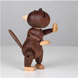 Wooden Animal Cat